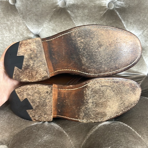 Alden Barrie cigar chukka leather lace up ankle boots men’s sz 6 C/E - Picture 8 of 12